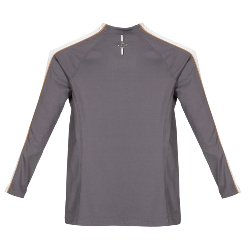 Aubrion Team Winter Base Layer - Young Rider Grey-1